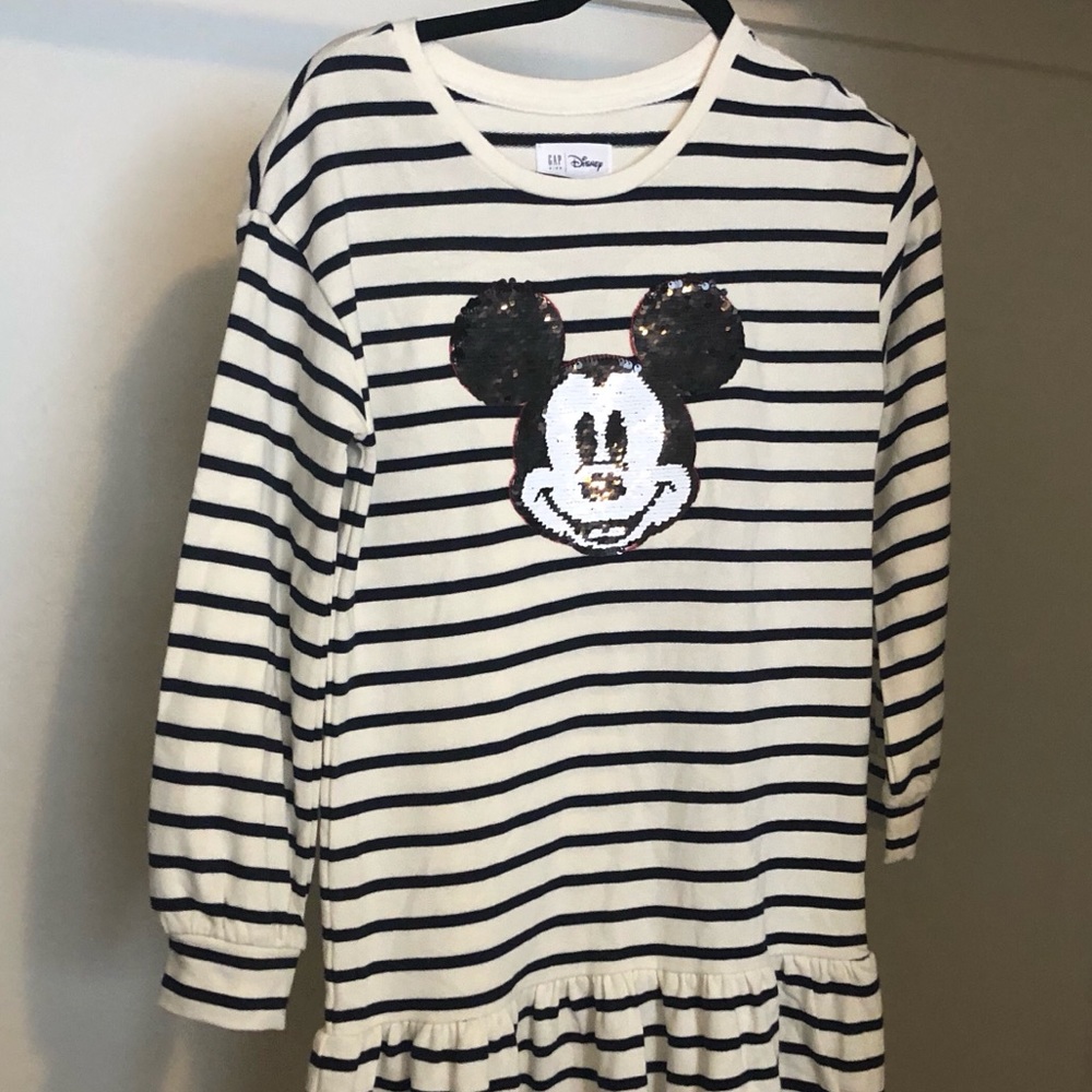 Gap Kids Flip Sequin Mickey Dress Size Girl XL/12